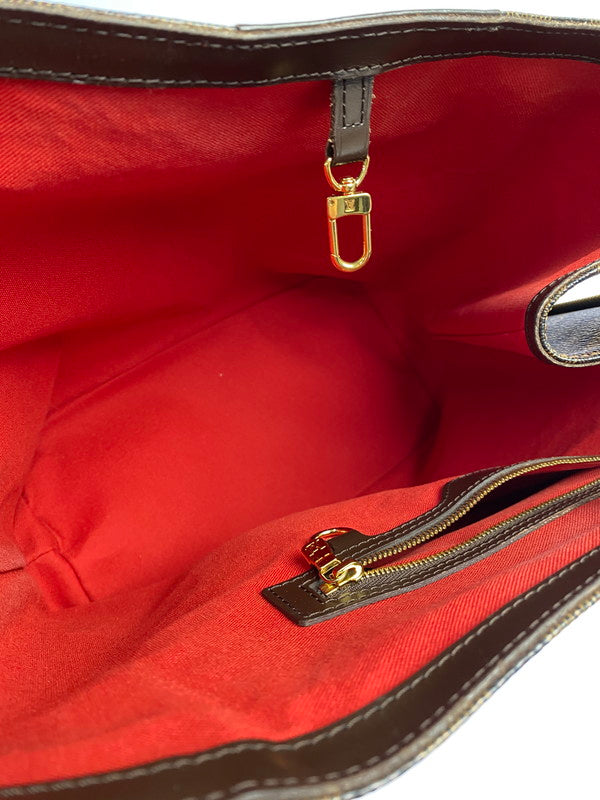 【中古品】【レディース】 LOUIS VUITTON ルイ・ヴィトン カバ・リヴィントン N41108 CA4140 ダミエ レディース ショルダーバッグ カバン 鞄 179-250527-em-01-min カラー：ブラウン系（ダミエ） 万代Net店