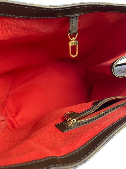 【中古品】【レディース】 LOUIS VUITTON ルイ・ヴィトン カバ・リヴィントン N41108 CA4140 ダミエ レディース ショルダーバッグ カバン 鞄 179-250527-em-01-min カラー：ブラウン系（ダミエ） 万代Net店