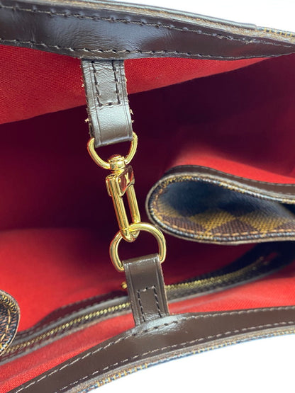 【中古品】【レディース】 LOUIS VUITTON ルイ・ヴィトン カバ・リヴィントン N41108 CA4140 ダミエ レディース ショルダーバッグ カバン 鞄 179-250527-em-01-min カラー：ブラウン系（ダミエ） 万代Net店