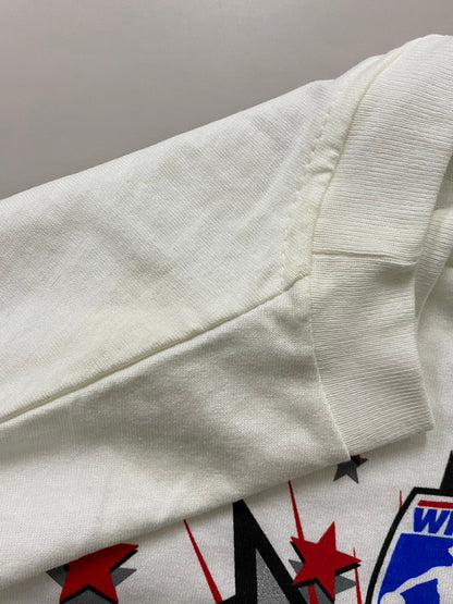 【中古品】【メンズ】 Champion チャンピオン 1997 HOUSTONCOMETS TEE Tシャツ トップス 146-250525-ks-45-min サイズ：M カラー：ホワイト 万代Net店