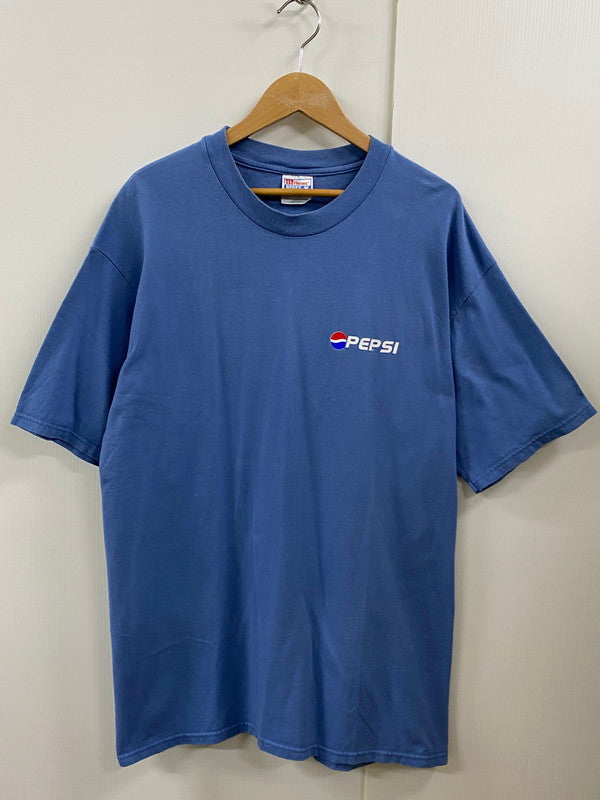 【中古品】【メンズ】 PEPSI ペプシ 90S ADVERTISING TEE Tシャツ トップス 146-250525-ks-46-min サイズ：XL カラー：ライトブルー 万代Net店