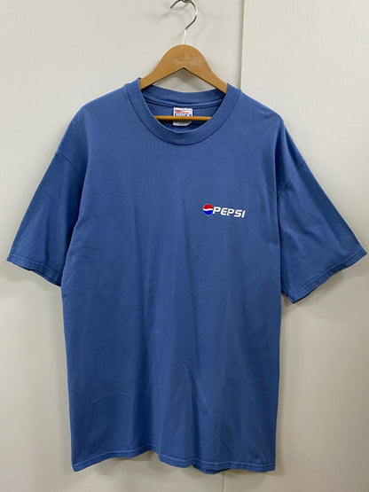 【中古品】【メンズ】 PEPSI ペプシ 90S ADVERTISING TEE Tシャツ トップス 146-250525-ks-46-min サイズ：XL カラー：ライトブルー 万代Net店