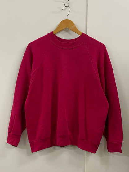 【中古品】【メンズ】 FRUIT OF THE LOOM フルーツオブルーム 90S BLANK SWEATSHIRT スウェット トレーナー 146-250527-AS-41-min サイズ：L カラー：ピンク系 万代Net店