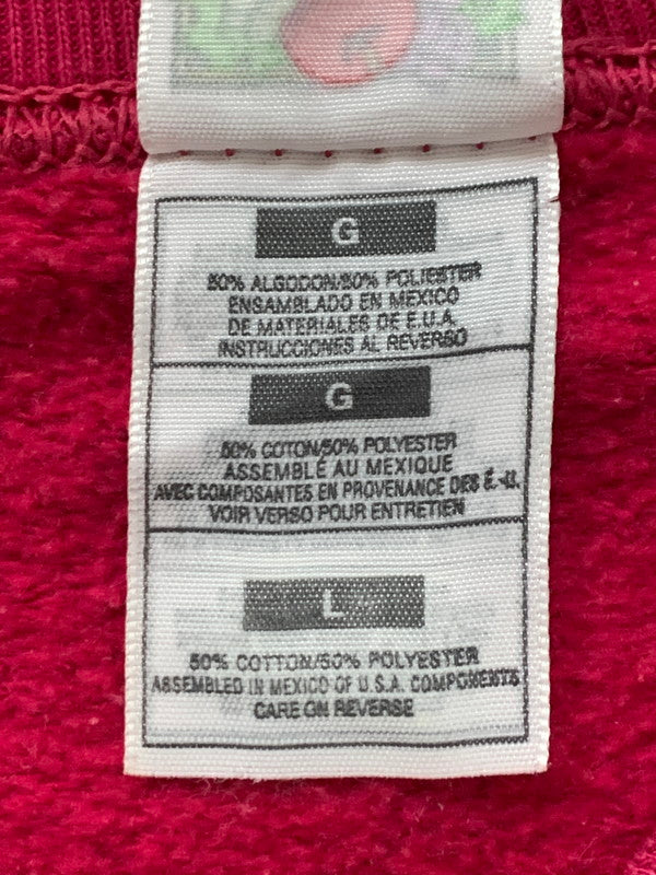 【中古品】【メンズ】 FRUIT OF THE LOOM フルーツオブルーム 90S BLANK SWEATSHIRT スウェット トレーナー 146-250527-AS-41-min サイズ：L カラー：ピンク系 万代Net店