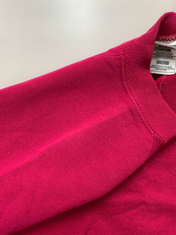 【中古品】【メンズ】 FRUIT OF THE LOOM フルーツオブルーム 90S BLANK SWEATSHIRT スウェット トレーナー 146-250527-AS-41-min サイズ：L カラー：ピンク系 万代Net店