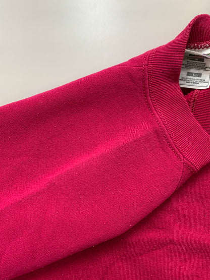 【中古品】【メンズ】 FRUIT OF THE LOOM フルーツオブルーム 90S BLANK SWEATSHIRT スウェット トレーナー 146-250527-AS-41-min サイズ：L カラー：ピンク系 万代Net店