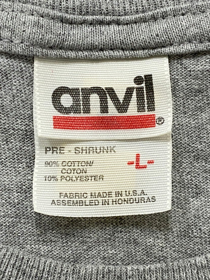 【中古品】【メンズ】 DANCETRACKS NYS 90S RECORD SHOP PROMO TEE Tシャツ トップストップス 146-250525-ks-43-min サイズ：L カラー：グレー 万代Net店