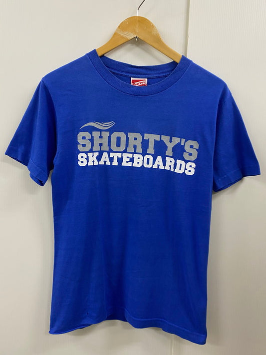 【中古品】【メンズ】 SHORTY'S SKATEBOARDS ショーティーズ 90S LOGO TEE Tシャツ トップス 146-250525-ks-42-min サイズ：不明 カラー：ブルー 万代Net店