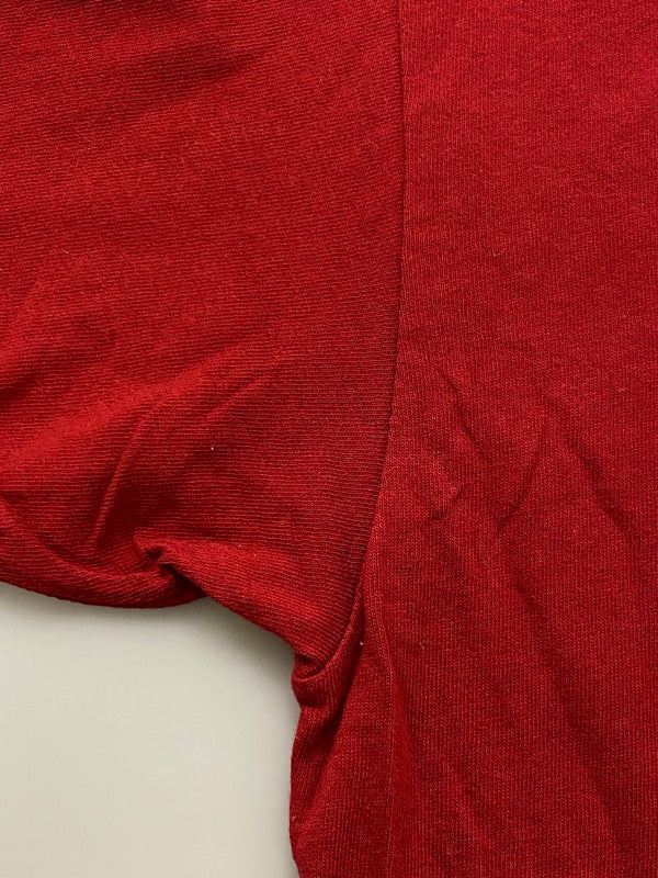 【中古品】【メンズ】 CALVIN KLEIN カルバン・クライン 90S DESIGN TEE Tシャツ トップス 146-250525-ks-41-min サイズ：L カラー：レッド 万代Net店