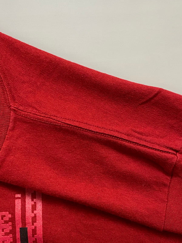 【中古品】【メンズ】 CALVIN KLEIN カルバン・クライン 90S DESIGN TEE Tシャツ トップス 146-250525-ks-41-min サイズ：L カラー：レッド 万代Net店