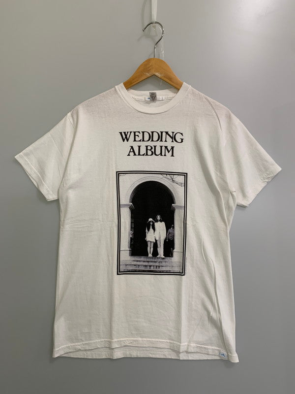 【中古品】【メンズ】 2K BY GINGHAM ツーケイバイギンガム WEDDING ALBUM PRINT TEE ショートスリーブ 147-250528-AS-51-min サイズ：M カラー：ホワイト 万代Net店