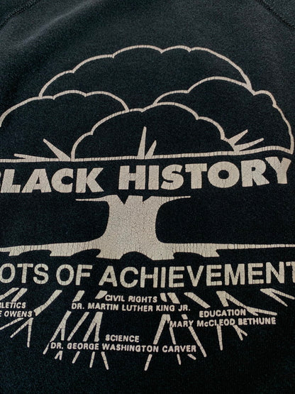 【中古品】【メンズ】 HANES ヘインズ 90'S BLACK HISTORY SWEATSHIRT スウェット トレーナー 146-250526-AS-19-min サイズ：XL カラー：ブラック 万代Net店