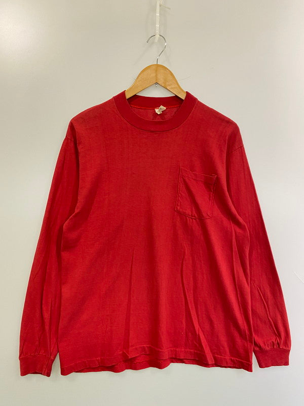 【中古品】【メンズ】 STEDMAN ステッドマン 70'S HEINEKEN PRINT L S TEE Tシャツ トップス 146-250619-ks-32-min サイズ：L カラー：レッド 万代Net店