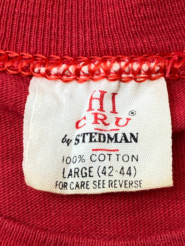 【中古品】【メンズ】 STEDMAN ステッドマン 70'S HEINEKEN PRINT L S TEE Tシャツ トップス 146-250619-ks-32-min サイズ：L カラー：レッド 万代Net店