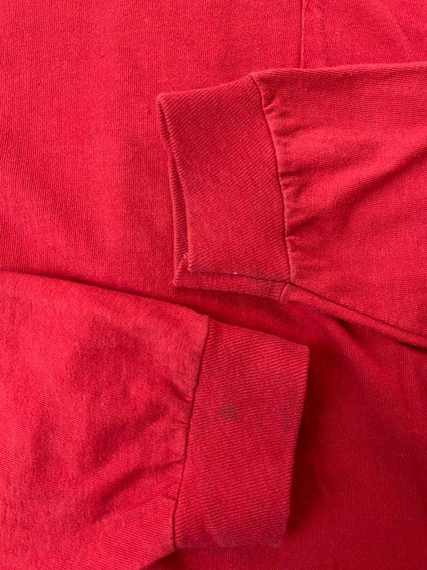 【中古品】【メンズ】 STEDMAN ステッドマン 70'S HEINEKEN PRINT L S TEE Tシャツ トップス 146-250619-ks-32-min サイズ：L カラー：レッド 万代Net店