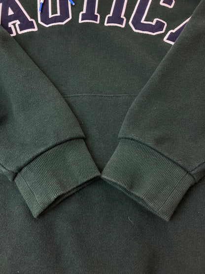 【中古品】【メンズ】 NAUTICA ノーティカ 213-1250 20AW ARCH LOGO SWEAT HOODIE プルオーバーパーカー 147-250615-AS-18-min サイズ：M カラー：グリーン 万代Net店