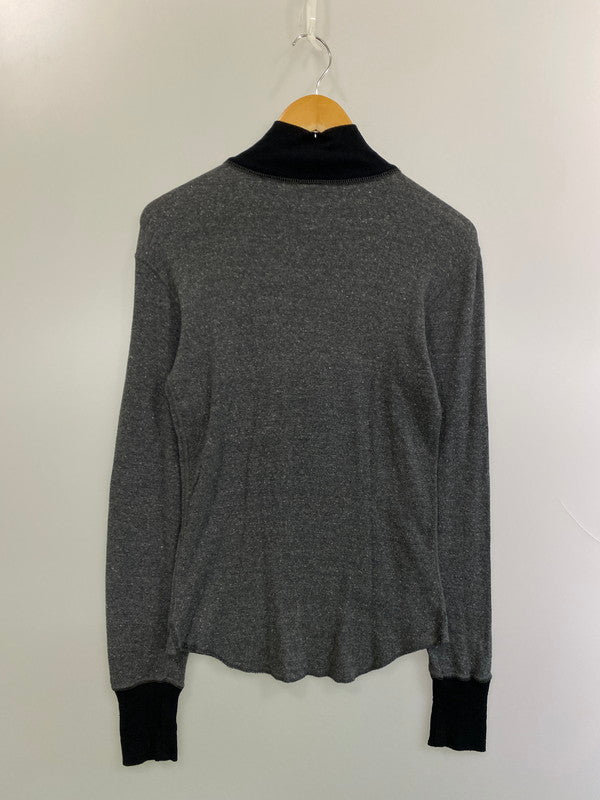 【中古品】【メンズ】 Nigel Cabourn ナイジェルケーボン HALF ZIP COTTON LS TEE ハーフ ジップ コットン 長袖 Tシャツ メンズ トップス 144-250704-em-15-min サイズ：46 カラー：グレー 万代Net店