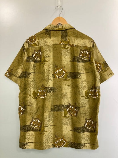 【中古品】【メンズ】 TROPICANA トロピカーナ ALOHA SHIRT アロハシャツ ショートスリーブ 146-250604-AS-18-min カラー：カーキ系 万代Net店