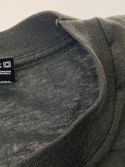 【現状渡し品】【メンズ】 FRUIT OF THE LOOM フルーツオブザルーム PRINT SS TEE 90S 黒タグ USA製 アメリカ製 プリント 半袖 Tシャツ メンズ トップス 90年代 146-250529-em-23-min サイズ：L カラー：ブラック 万代Net店