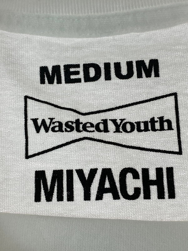 【中古品】【メンズ】 WASTED YOUTH ウェイステッドユース x MIYACHI ミヤチ KANSAI LIFE SS TEE カンサイライフ 半袖 Tシャツ トップス メンズ 142-250529-em-19-min カラー：ホワイト 万代Net店