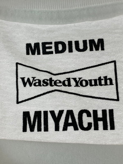 【中古品】【メンズ】 WASTED YOUTH ウェイステッドユース x MIYACHI ミヤチ KANSAI LIFE SS TEE カンサイライフ 半袖 Tシャツ トップス メンズ 142-250529-em-19-min カラー：ホワイト 万代Net店