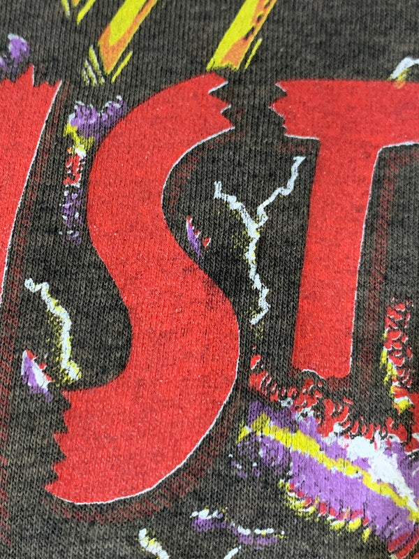 【現状渡し品】【メンズ】 HANDTEX ハンドテックス VAN HALEN 1988 MONSTERS OF ROCK PRINT TEE ショートスリーブ 146-250527-AS-21-min カラー：グレー 万代Net店