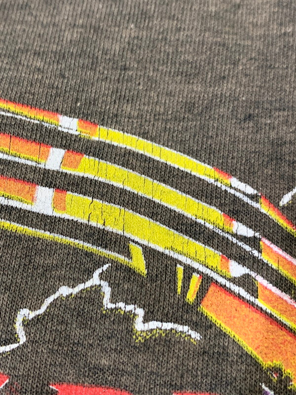 【現状渡し品】【メンズ】 HANDTEX ハンドテックス VAN HALEN 1988 MONSTERS OF ROCK PRINT TEE ショートスリーブ 146-250527-AS-21-min カラー：グレー 万代Net店