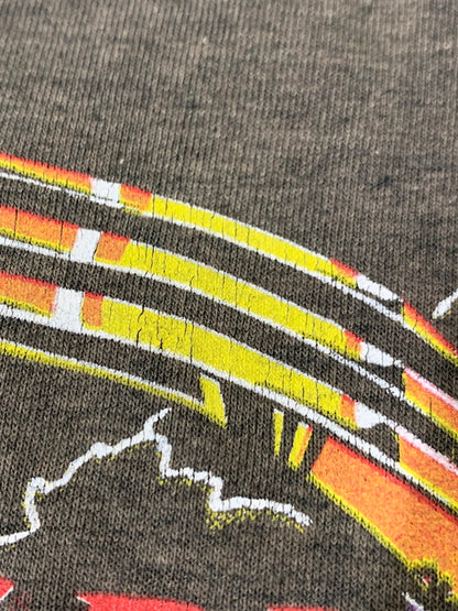 【現状渡し品】【メンズ】 HANDTEX ハンドテックス VAN HALEN 1988 MONSTERS OF ROCK PRINT TEE ショートスリーブ 146-250527-AS-21-min カラー：グレー 万代Net店