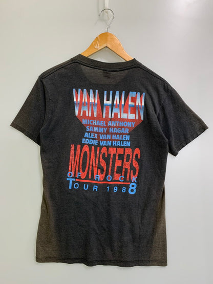 【現状渡し品】【メンズ】 HANDTEX ハンドテックス VAN HALEN 1988 MONSTERS OF ROCK PRINT TEE ショートスリーブ 146-250527-AS-21-min カラー：グレー 万代Net店