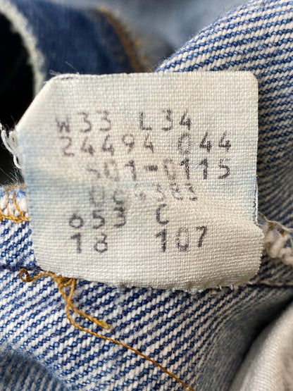 【現状渡し品】【メンズ】 Levi's リーバイス 501-0115 90S 501 DENIM PANT デニムパンツ ボトムス ズボン 157-250528-AS-56-min サイズ：W33L34 カラー：インディゴ 万代Net店
