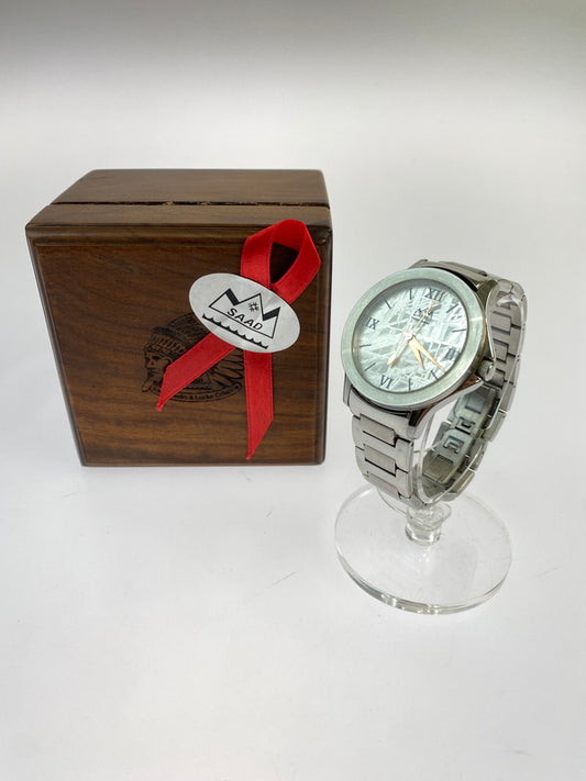 【中古品】【メンズ】 SAAD サード メテオライトウォッチ 腕時計 197-250601-AS-18-min カラー：シルバー 万代Net店