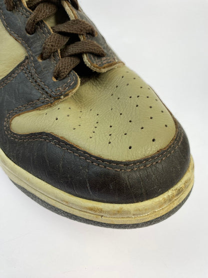 【現状渡し品】【メンズ/レディース】 NIKE ナイキ 306968-221 2003年製 DUNK HIGH PREMIUM "KHAKI BAROQUE BROWN-KHAKI-LIGHT BONE 靴 シューズ スニーカー 160-250603-AS-4-min サイズ：25.5cm カラー：ブラウン系 万代Net店