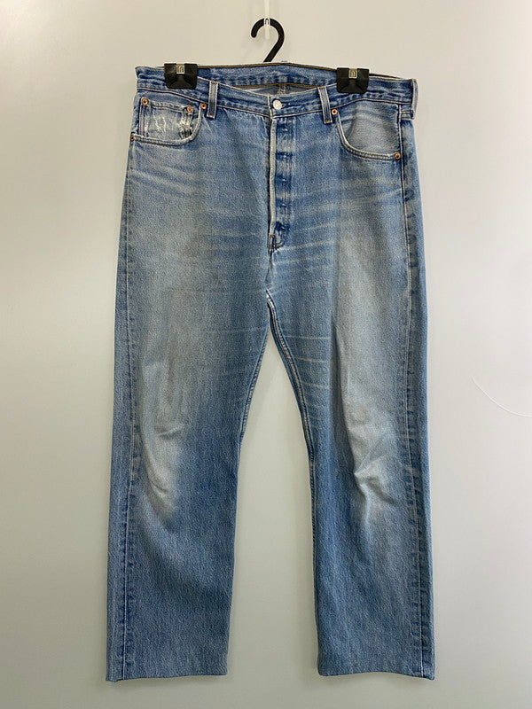 【現状渡し品】【メンズ】 Levi's リーバイス 501-0000 90S 501 DENIM PANT デニムパンツ ボトムス 157-250720-AS-6-min サイズ：38×36 カラー：ライトインディゴ 万代Net店