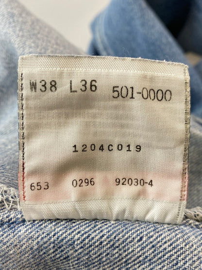 【現状渡し品】【メンズ】 Levi's リーバイス 501-0000 90S 501 DENIM PANT デニムパンツ ボトムス 157-250720-AS-6-min サイズ：38×36 カラー：ライトインディゴ 万代Net店