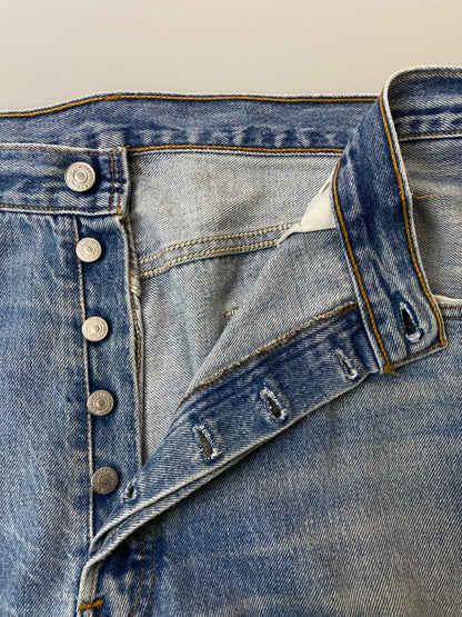 【現状渡し品】【メンズ】 Levi's リーバイス 501-0000 90S 501 DENIM PANT デニムパンツ ボトムス 157-250720-AS-6-min サイズ：38×36 カラー：ライトインディゴ 万代Net店