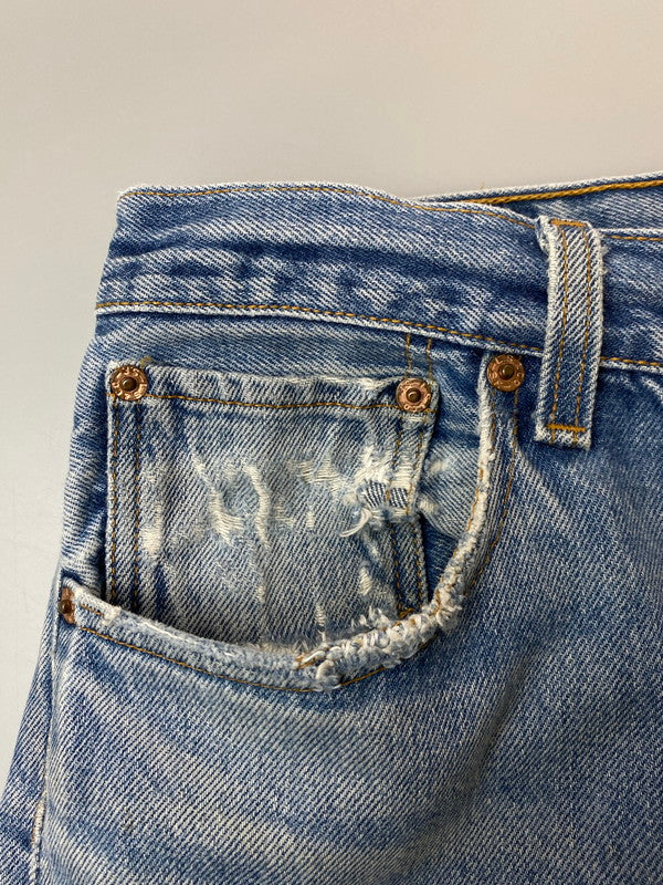 【現状渡し品】【メンズ】 Levi's リーバイス 501-0000 90S 501 DENIM PANT デニムパンツ ボトムス 157-250720-AS-6-min サイズ：38×36 カラー：ライトインディゴ 万代Net店