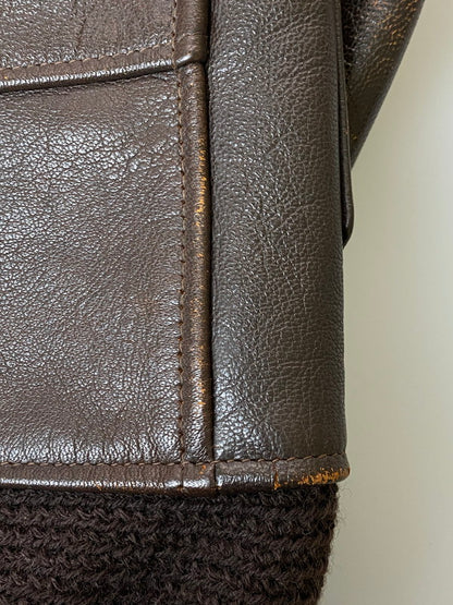 【現状渡し品】【メンズ】 Buzz Rickson's バズリクソンズ N383S-80327 G-1 FLIGHT JACKET フライトジャケット アウター 145-250528-AS-66-min サイズ：36 カラー：ブラウン 万代Net店