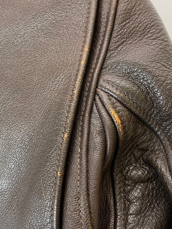 【現状渡し品】【メンズ】 Buzz Rickson's バズリクソンズ N383S-80327 G-1 FLIGHT JACKET フライトジャケット アウター 145-250528-AS-66-min サイズ：36 カラー：ブラウン 万代Net店