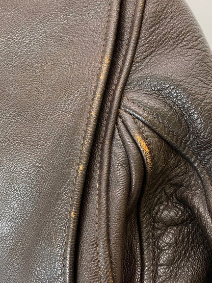 【現状渡し品】【メンズ】 Buzz Rickson's バズリクソンズ N383S-80327 G-1 FLIGHT JACKET フライトジャケット アウター 145-250528-AS-66-min サイズ：36 カラー：ブラウン 万代Net店