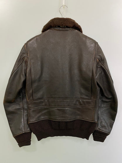 【現状渡し品】【メンズ】 Buzz Rickson's バズリクソンズ N383S-80327 G-1 FLIGHT JACKET フライトジャケット アウター 145-250528-AS-66-min サイズ：36 カラー：ブラウン 万代Net店
