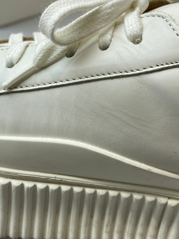 【中古品】【メンズ】 JIL SANDER ジルサンダー LOW TOP SNEAKERS J32WS0018 P4833 ロートップ スニーカー メンズ 靴 シューズ 164-250601-em-08-min サイズ：39 カラー：ホワイト 万代Net店