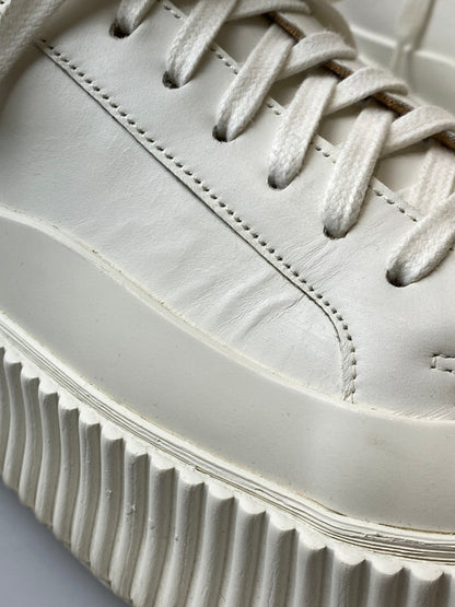 【中古品】【メンズ】 JIL SANDER ジルサンダー LOW TOP SNEAKERS J32WS0018 P4833 ロートップ スニーカー メンズ 靴 シューズ 164-250601-em-08-min サイズ：39 カラー：ホワイト 万代Net店