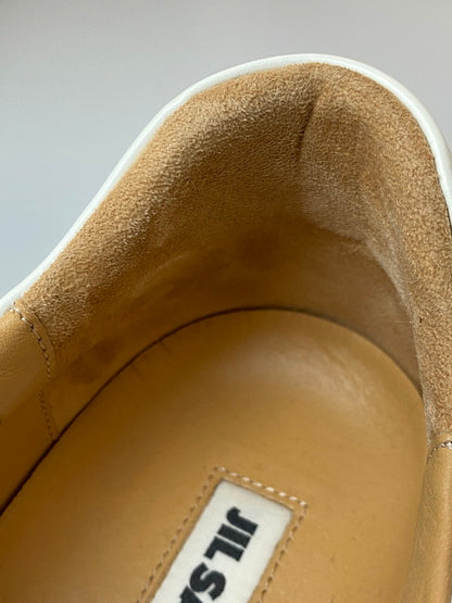 【中古品】【メンズ】 JIL SANDER ジルサンダー LOW TOP SNEAKERS J32WS0018 P4833 ロートップ スニーカー メンズ 靴 シューズ 164-250601-em-08-min サイズ：39 カラー：ホワイト 万代Net店