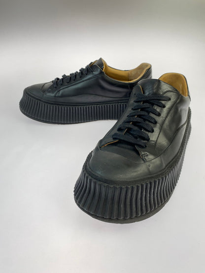 【中古品】【メンズ】 JIL SANDER ジルサンダー J32WS0018 P4833 LOW TOP SNEAKERS 靴 シューズ スニーカー 164-250603-AS-12-min サイズ：39 カラー：ブラック 万代Net店
