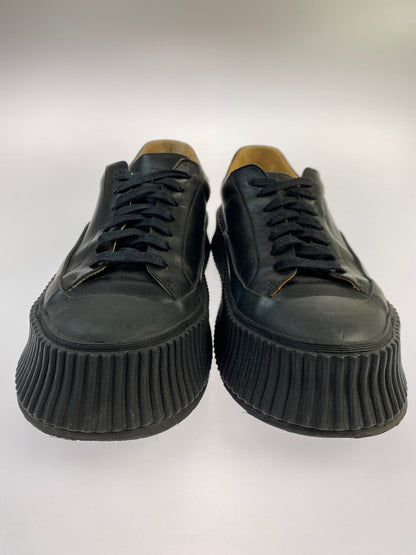 【中古品】【メンズ】 JIL SANDER ジルサンダー J32WS0018 P4833 LOW TOP SNEAKERS 靴 シューズ スニーカー 164-250603-AS-12-min サイズ：39 カラー：ブラック 万代Net店