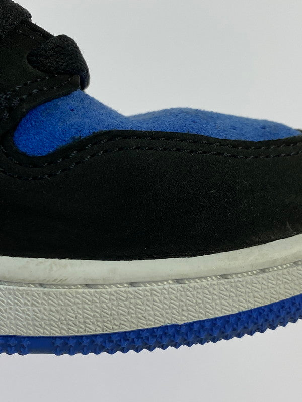 【現状渡し品】【レディース】 NIKE ナイキ FD1437-042 GS AIR JORDAN 1 RETRO HIGH OG ROYAL REIMAGINED 靴 シューズ スニーカー 166-250528-AS-25-min サイズ：23.5cm カラー：BLACK/ROYAL BLUE-WHITE 万代Net店