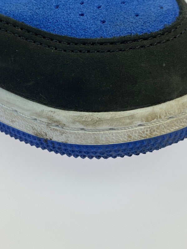 【現状渡し品】【レディース】 NIKE ナイキ FD1437-042 GS AIR JORDAN 1 RETRO HIGH OG ROYAL REIMAGINED 靴 シューズ スニーカー 166-250528-AS-25-min サイズ：23.5cm カラー：BLACK/ROYAL BLUE-WHITE 万代Net店