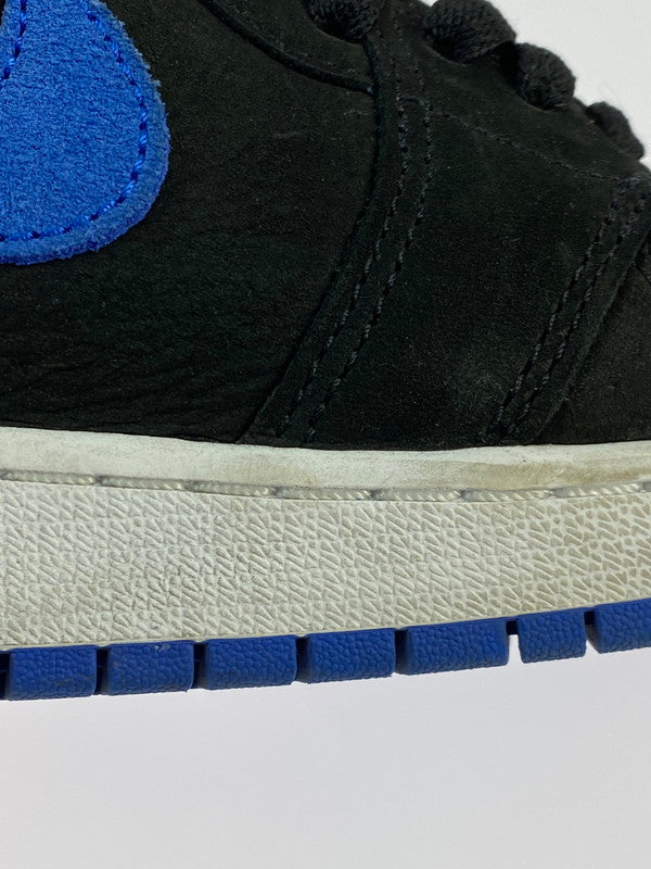 【現状渡し品】【レディース】 NIKE ナイキ FD1437-042 GS AIR JORDAN 1 RETRO HIGH OG ROYAL REIMAGINED 靴 シューズ スニーカー 166-250528-AS-25-min サイズ：23.5cm カラー：BLACK/ROYAL BLUE-WHITE 万代Net店