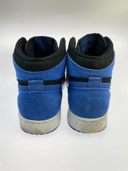 【現状渡し品】【レディース】 NIKE ナイキ FD1437-042 GS AIR JORDAN 1 RETRO HIGH OG ROYAL REIMAGINED 靴 シューズ スニーカー 166-250528-AS-25-min サイズ：23.5cm カラー：BLACK/ROYAL BLUE-WHITE 万代Net店