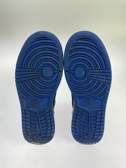 【現状渡し品】【レディース】 NIKE ナイキ FD1437-042 GS AIR JORDAN 1 RETRO HIGH OG ROYAL REIMAGINED 靴 シューズ スニーカー 166-250528-AS-25-min サイズ：23.5cm カラー：BLACK/ROYAL BLUE-WHITE 万代Net店